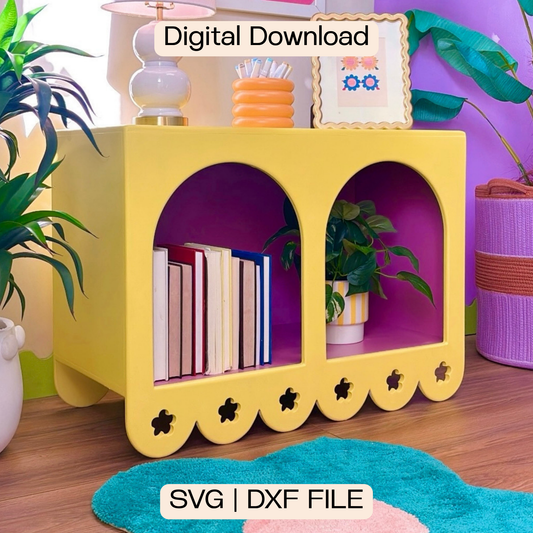 Double Arch Daisy Storage Table (Digital Download)