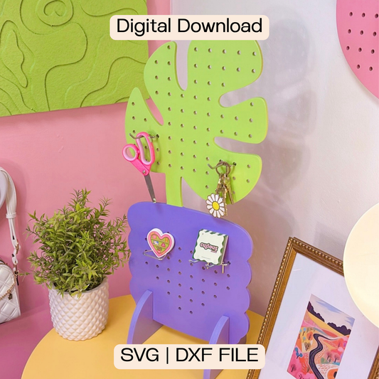 Monstera Pegboard (Digital Download)