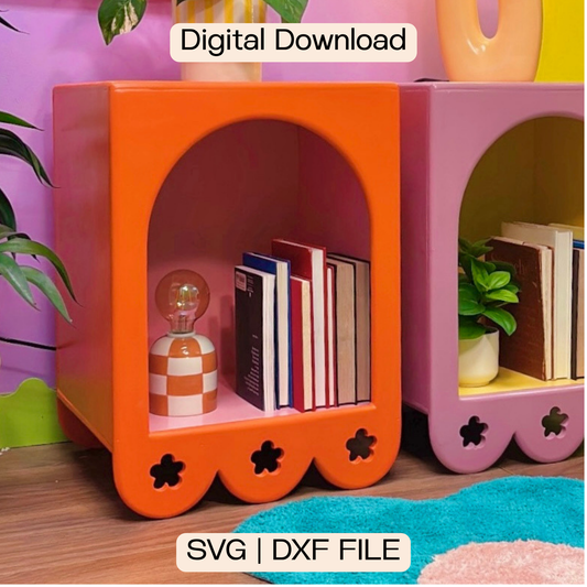 Daisy Arch Storage Side Table (Digital Download)