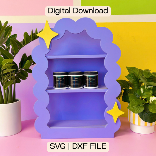 Cleo Scalloped Display Shelf (Digital Download)