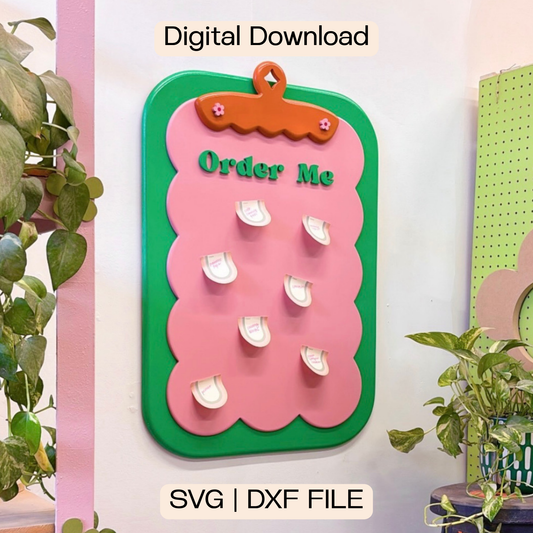 Clipboard Oversized Wall Organizer (Digital Download)
