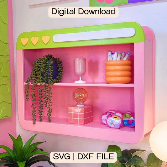 Y2K Home Page Wall Shelf (Digital Download)