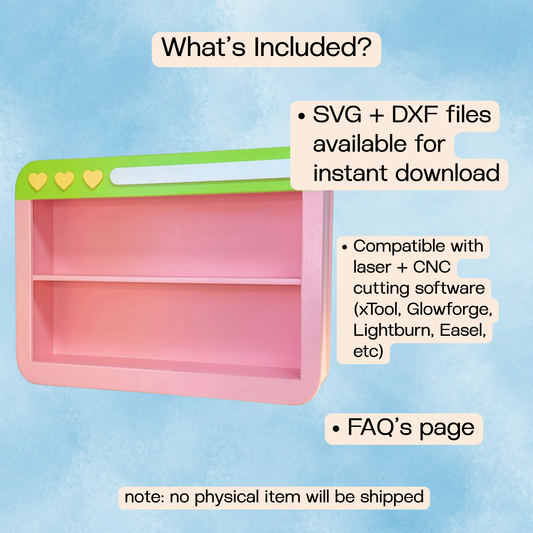 Y2K Home Page Wall Shelf (Digital Download)