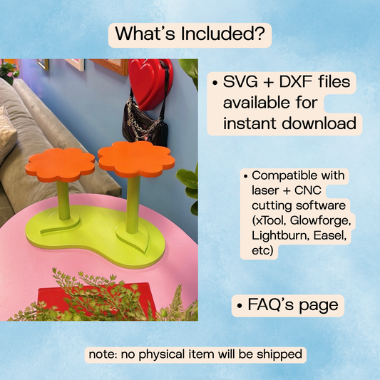 Flower Riser Table Stand (Digital Download)