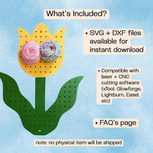 Tulip Pegboard (Digital Download)