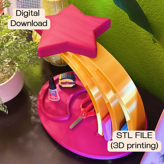 Shooting Star Desk Organizer (Digital Download)